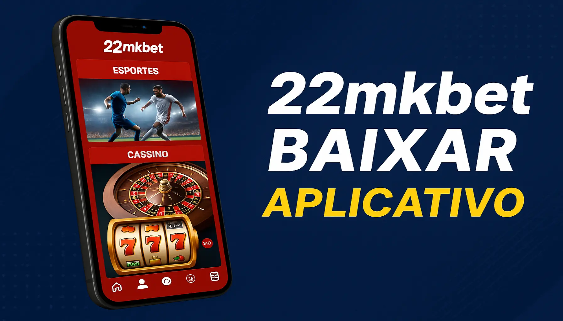Baixar o 22mkbet Cassino App